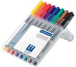 STAEDTLER Lumocolor NonPermanent-Marker 316F, 8er Etui